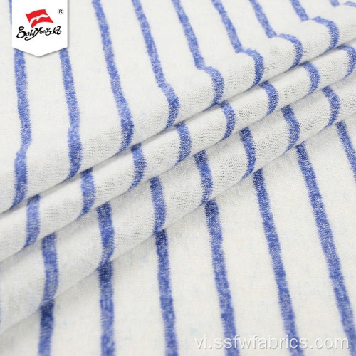 Fancy Design Stripe Polyester Các loại vải dệt kim